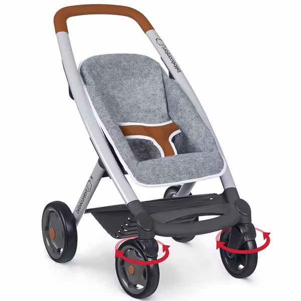 Landau Bebe Confort 3 En 1 Gris Smoby King Jouet Poussettes Poupons Smoby Poupees Poupons