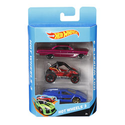 Hot Wheels Coffret 10 Voitures De Course, Designs Et Décorations Au