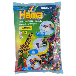 3000 Perles à repasser mélange