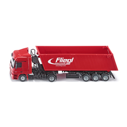 Camion avec benne basculante