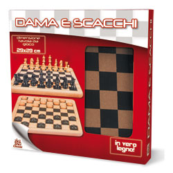 Jeux dames et échecs 2 en 1