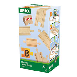Coffret De Rails BRIO World - 70 Pièces Pour Agrandir Ton Circuit De Train En Bois - Jeu Éducatif Enfant Dès 3 Ans