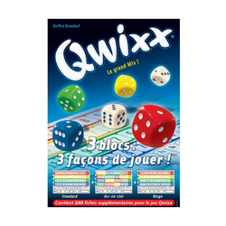 Jeu Qwixx + Recharge + Décapsuleur Blumie - Jeu De Dés Rapide 2-5 Joueurs - Dès 8 Ans