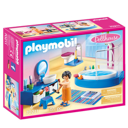 70211 - Playmobil Dollhouse - Salle de bain baignoire