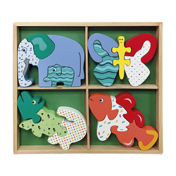 Puzzle tactile animaux de la forêt – 2 à 4 ans : Jeux et jouets pour enfants  JANOD maison - botanic®