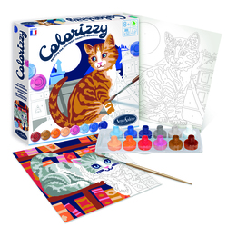 Kit Peinture 3D Janod - Thème Jungle - Activité Enfant 7 Ans+ - Or Et Rose Fluo