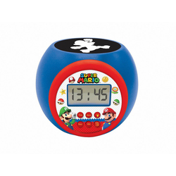 Réveil Mario rond avec projection