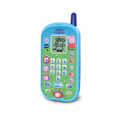 Ordinateur Éducatif VTech Peppa Pig - 15 Activités, Écran Rétroéclairé - Pour 3-6 Ans