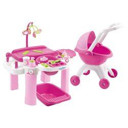 Nursery Pour Bébé - Jouet D'imitation Ecoiffier Dès 18 Mois - Avec Coin Change, Baignoire, Pèse-bébé Et Accessoires - 3