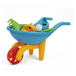 Brouette garnie 7 accessoires - Jeu de plage