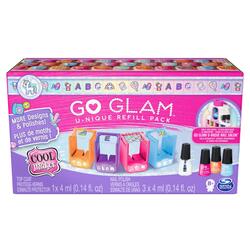 Cool Maker, GO Glam U-nique Salon de manucure avec tampon portable, 5  capsules et séchoir, kit d'ongles pour enfants à partir de 8 ans,  multicolore