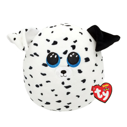 Coussin Peluche Ty Squish A Boos - Pinky Le Hibou 40cm - Microfibre Douce - Lavable Machine