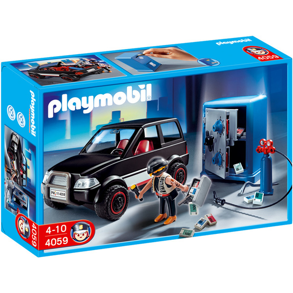 Playmobil 70908 Starter Pack Police - Coffret Avec Cambrioleur Et Coffre-Fort