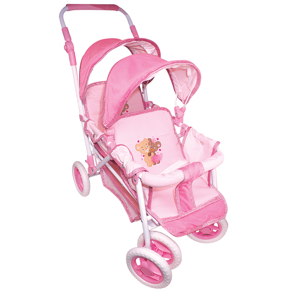Poussette Double 4 Roues Love Bebe King Jouet Poupons Bebes Love Bebe Poupees Peluches