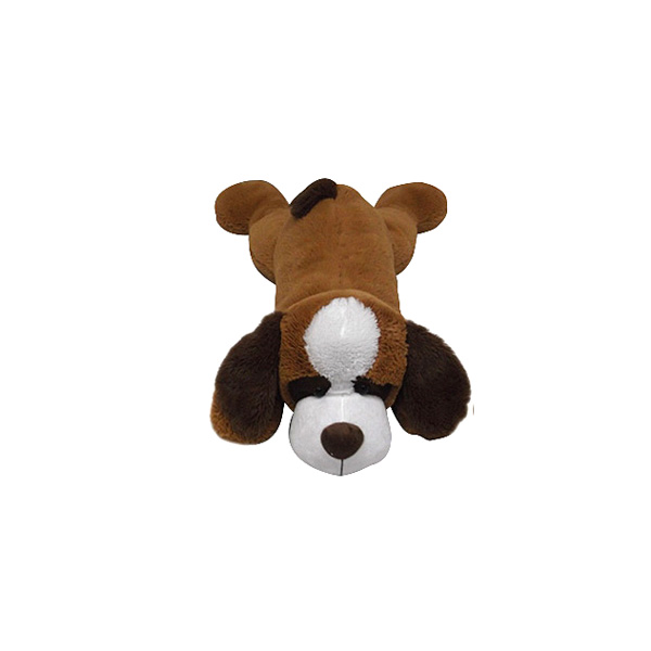 peluche chien couché