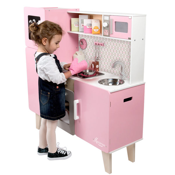Maxi Cuisine  Macaron  en bois  Janod King Jouet Cuisine  