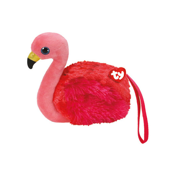 peluche ty flamant rose