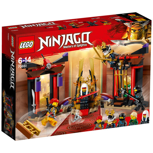 La 70651 Ninjago Confrontation Dans Trône Lego Salle Du Lego® dCeBox
