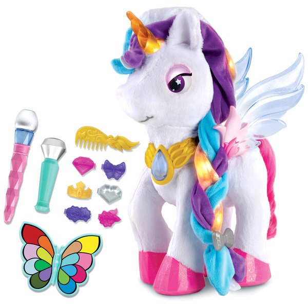 licorne peluche interactive