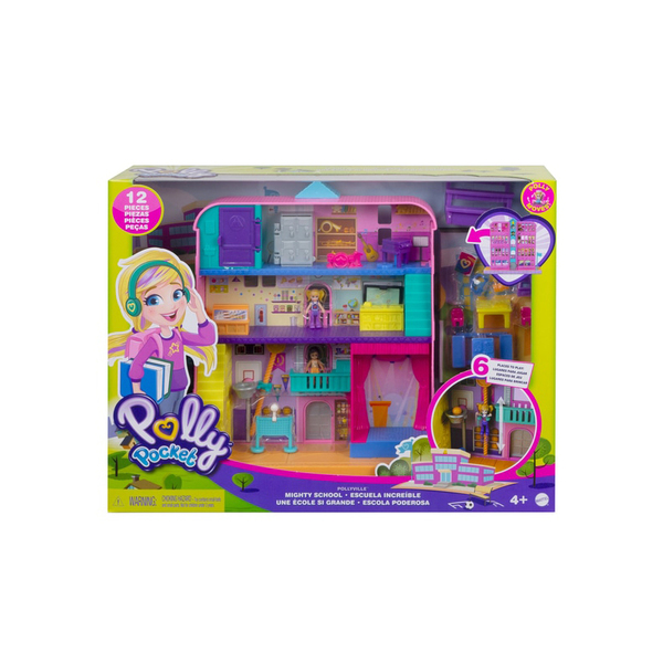 Polly Pocket Maison Dans Les Arbres - Coffret 5 Étages Avec Figurines Et Animaux - Jouet 4 Ans Et Plus