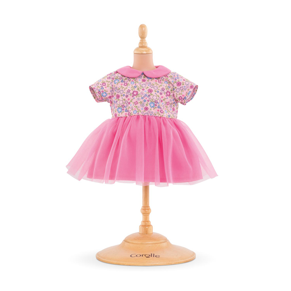 Robe Weekend à Paris Pour Poupon Corolle 36cm - Vêtement Avec Bande Auto-Agrippante - Dès 2 Ans