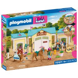 72127 - Playmobil I Love Horses - Grand centre équestre avec 2 chevaux