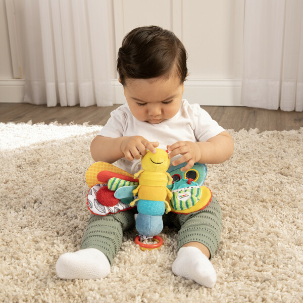 Peluche Éveil Bébé Freddie La Luciole TOMY Lamaze - Jouet Clip Poussette Dès Naissance