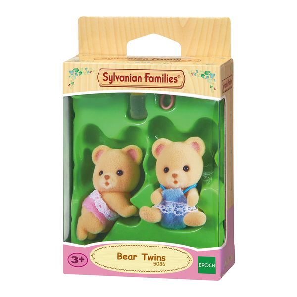 Sylvanian Families - Jumeaux Biche Avec Voiture - Figurines Articulées Pour Enfants 3 Ans Et Plus