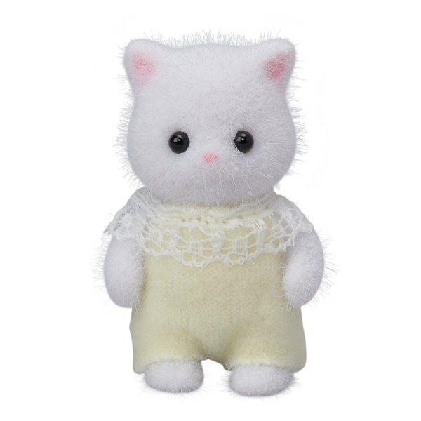 Sylvanian Families Triplés Chat Persan - Set 3 Figurines + Berceau - Figurines Articulées Pour Enfants 3 Ans+
