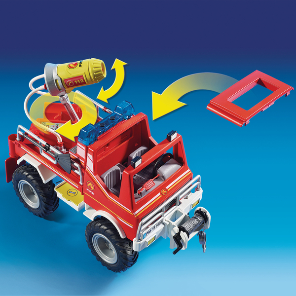 Playmobil - City Action 71194 Pick-up et Pompier