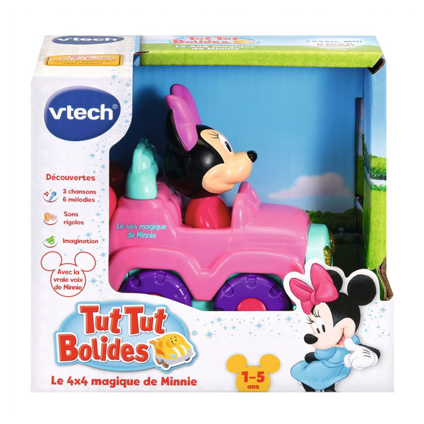 Le 4x4 magique de Minnie Tut Tut Bolides - Disney VTech : King Jouet,  Activités d'éveil VTech - Jeux d'éveil
