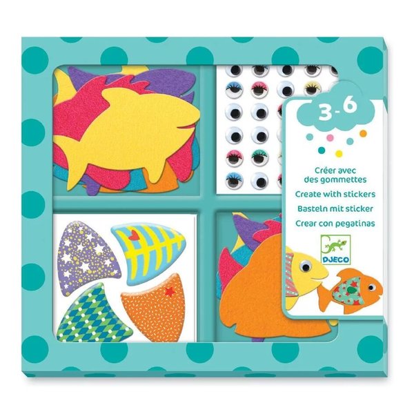 Gommettes j aime les poissons