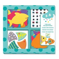 Gommettes j'aime les poissons