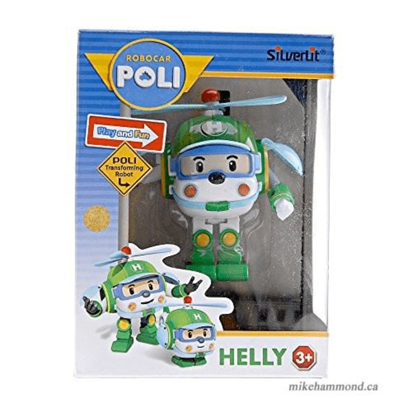 Robocar Poli Héli - Hélicoptère Transformable 10cm - Jouet Enfant 3-8 Ans
