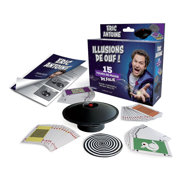 Coffret Magie Eric Antoine - La Magie Des Cartes, 15 Tours Pour Enfants, Concours Inclus