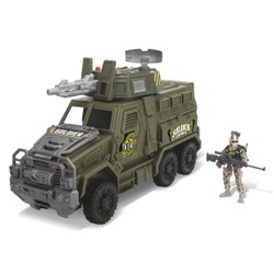 Camion militaire avec figurine soldat Invincible Heroes : King