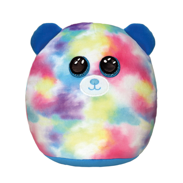 Coussin Peluche Squish A Boos Ty – Linus Le Lémurien – Ultra Doux Microfibre 25x15x20 Cm – Idéal Sieste Et Câlins Enfants Dès 3 Ans