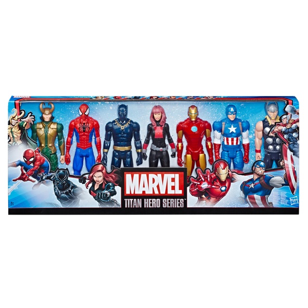 Pack de 7 figurines 30 cm - Marvel Avengers Titan Hero Series Hasbro : King  Jouet, Figurines Hasbro - Jeux d'imitation & Mondes imaginaires