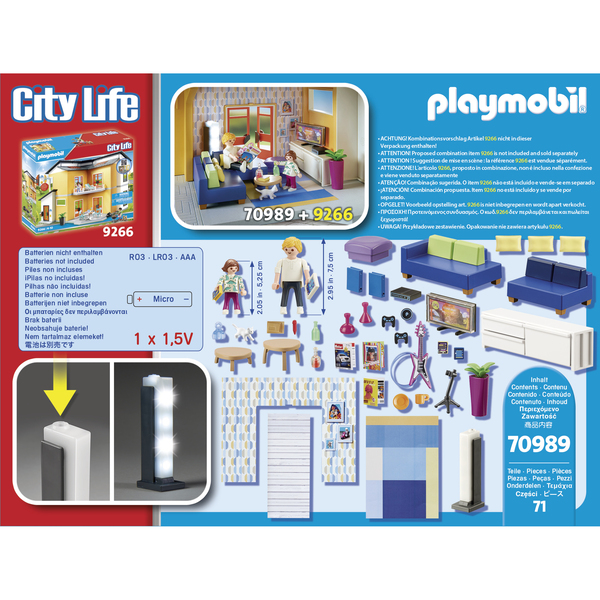 70989 - Playmobil City Life - Le Salon aménagé 