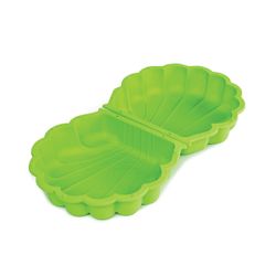 Bac à sable en plastique coquillage avec couvercle