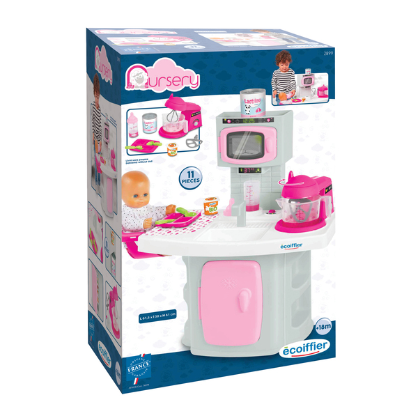 Mini maison de jeu pour enfants jouets filles machine à laver réfrigérateur  cuisine - Rose