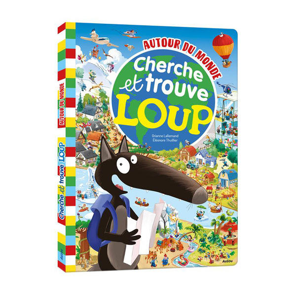 Cherche et trouve Loup autour du Monde Auzou King Jouet, Livres Auzou