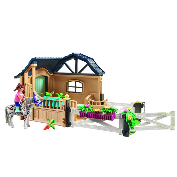 71237 - Playmobil Country - Van avec chevaux Playmobil : King