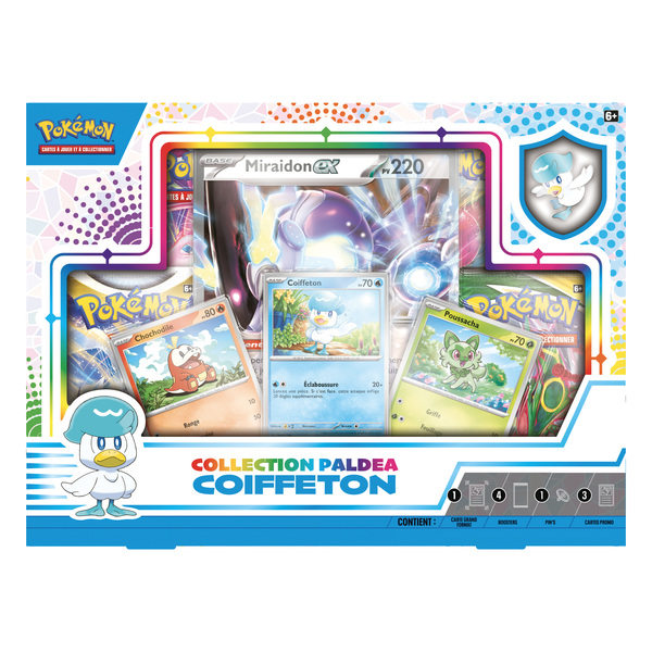 Lot De 4 Boosters Pokémon - Cartes à Collectionner - Séries Épée/Bouclier & Carmesin/Pourpre