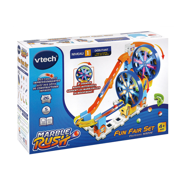 VTech Marble Rush Super Action Set - Circuit à Billes Électronique 102 Pièces | Jeu Construction Enfant 4 Ans