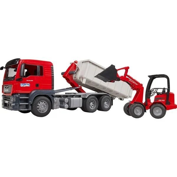 Camion-Grue Bruder MAN TGS 03771 - Échelle 1:16 | Jouet Enfant 4+ Ans, Fonctions Réalistes
