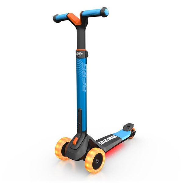 Trottinette COSTWAY Pliable Avec Roues Lumineuses LED, Plateau Aluminium, Poignée Ajustable - Enfants 10 Ans Et Plus