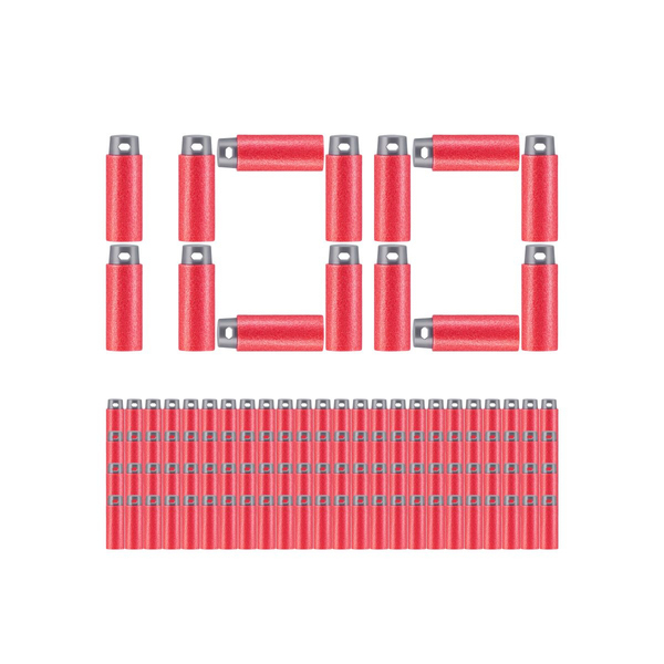 Fléchettes En Mousse Recharge Pour Pistolets Nerf - 7,2 Cm, Compatible N-Strike Elite Mega Series