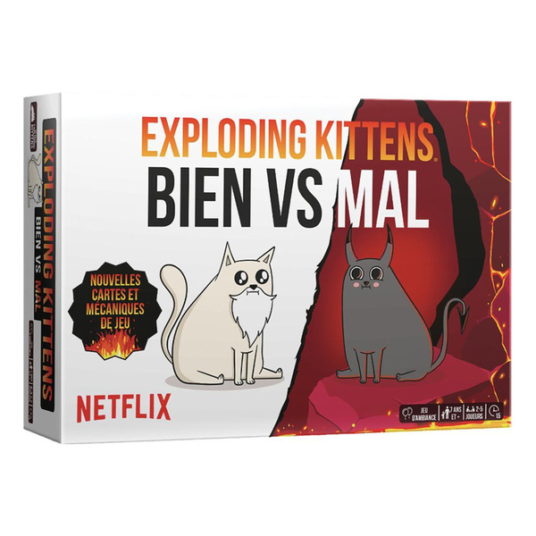 Exploding Kittens : Bien VS Mal Asmodée | King Jouet France - Jeux d ...