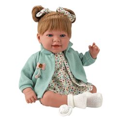 Poupon interactif Iria corps souple 45 cm qui rit